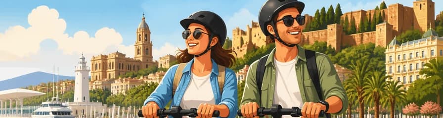 Descubre Málaga desde el Puerto con un Patinete Eléctrico en Alquiler