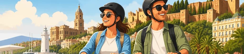 Descubre Málaga desde el Puerto con un Patinete Eléctrico en Alquiler