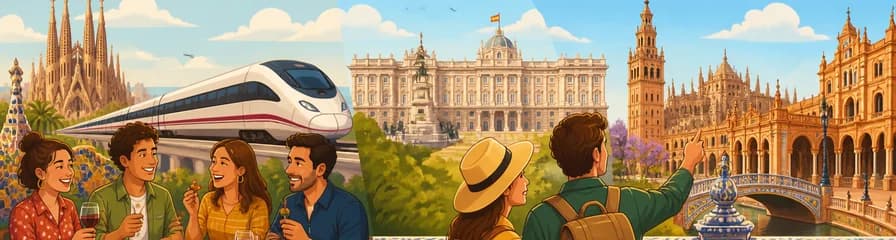 Un recorrido de 3 días por Madrid y Sevilla con salida desde Barcelona