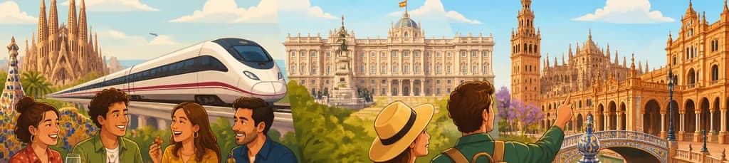 Un recorrido de 3 días por Madrid y Sevilla con salida desde Barcelona