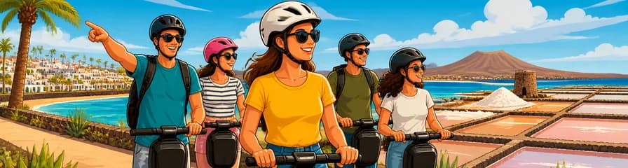 Recorrido en Segway por Caleta de Fuste, Fuerteventura, con una duración de dos horas y media