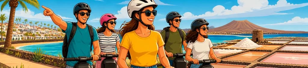 Recorrido en Segway por Caleta de Fuste, Fuerteventura, con una duración de dos horas y media