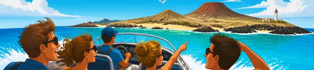 Servicio de transporte en lancha rápida a la Isla de Lobos