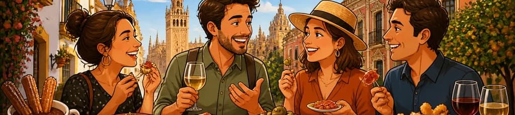 Experiencia gastronómica histórica privada en Sevilla: más de 15 delicias ocultas