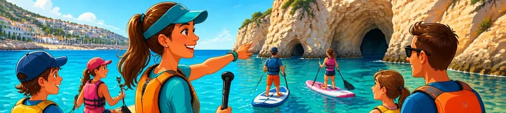 Aventura en Paddle Surf por la Bahía de Moraira