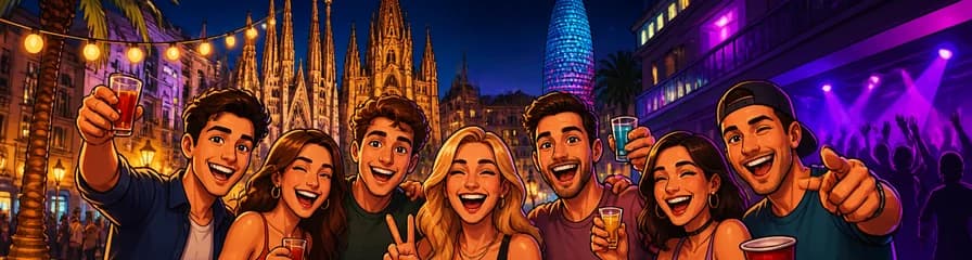 Recorrido de fiesta por Barcelona con KING The Best Party Tour
