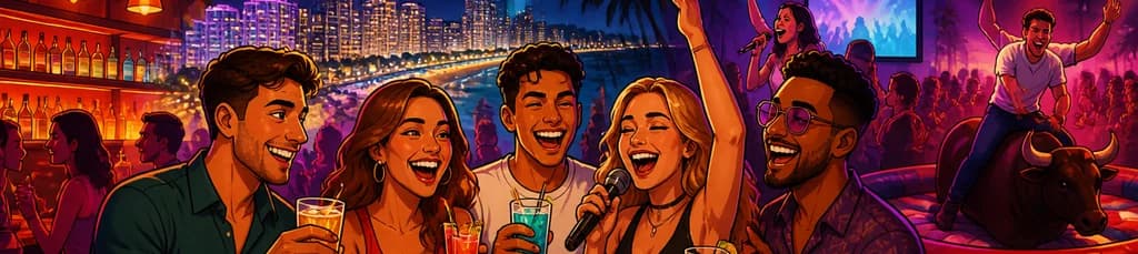 Recorrido de bares en Benidorm: cuatro locales en una noche, con karaoke y consumiciones incluidas