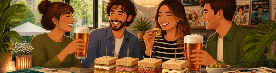 Disfruta de Cervezas Alhambra y mini sándwiches creativos en Magasand con "Birras con Pitiminís"