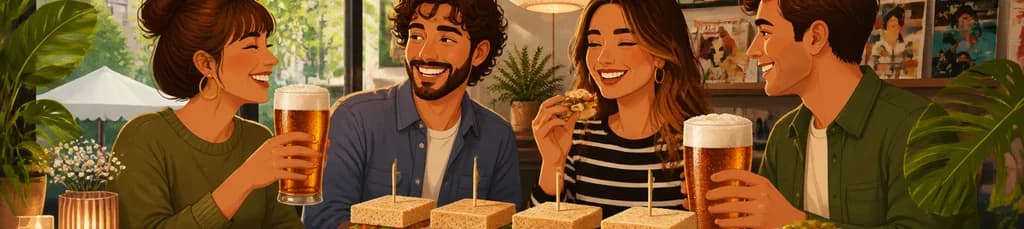 Disfruta de Cervezas Alhambra y mini sándwiches creativos en Magasand con "Birras con Pitiminís"