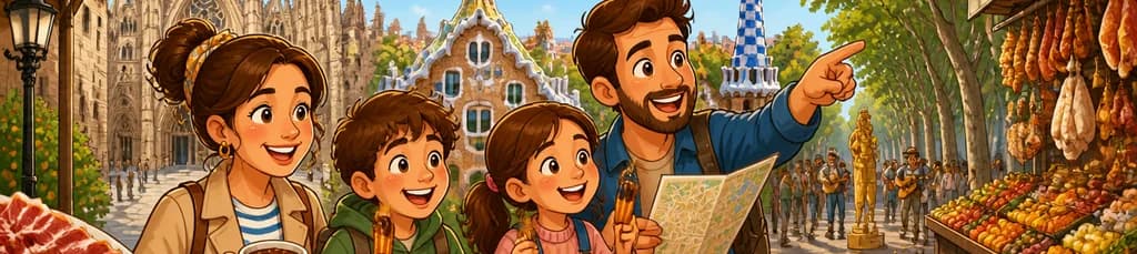 Experiencia Familiar Privada en Barcelona: Churros, Chocolate Caliente y Juegos