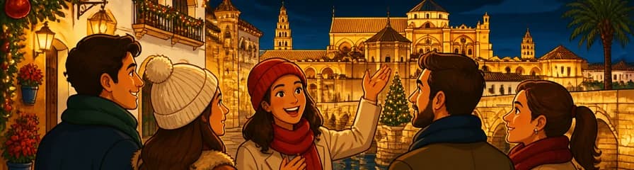 Descubre el patrimonio cultural de Córdoba en un tour privado a pie con temática navideña