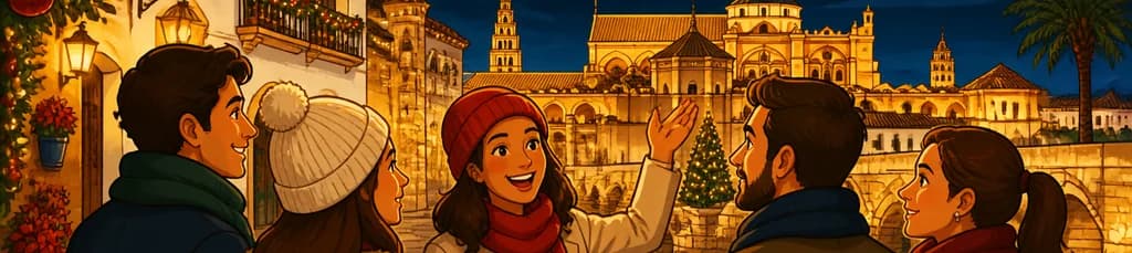 Descubre el patrimonio cultural de Córdoba en un tour privado a pie con temática navideña