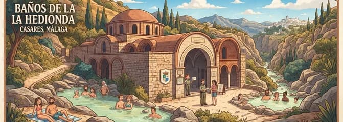 Visita a los Baños de la Hedionda en Casares durante agosto
