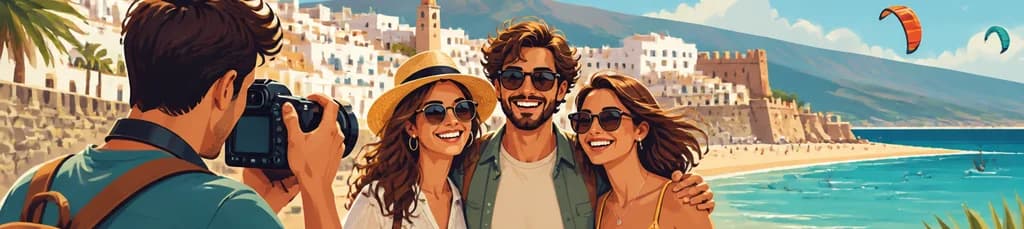 Sesión fotográfica profesional para tus vacaciones en Tarifa