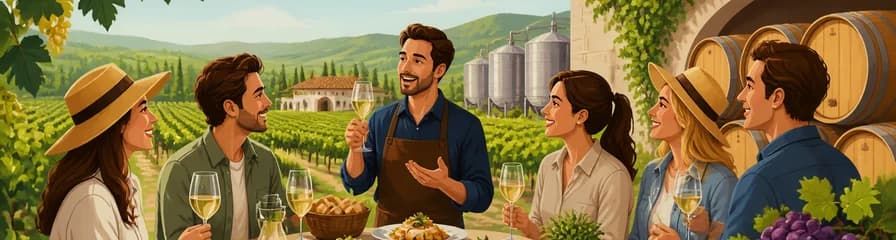Recorrido privado por las tres principales bodegas orgánicas con almuerzo local incluido