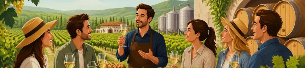 Recorrido privado por las tres principales bodegas orgánicas con almuerzo local incluido