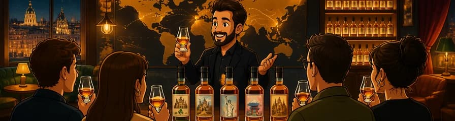 Experiencia de Cata de Whiskies del Mundo en Holy Drop, la sede del Whisky Club Madrid