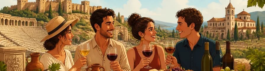 Experiencia enológica y cultural: Vino Romano de Valencia, Castillo-Anfiteatro y Monasterio de El Puig