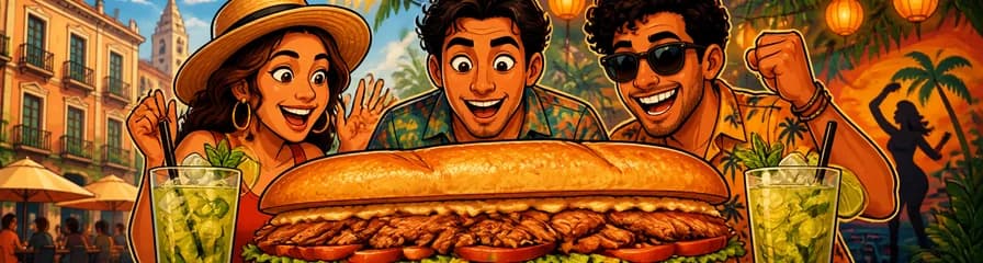 El desafío gastronómico del Bocata Cubano XXL Mojitero en La Mulata Latina Plaza