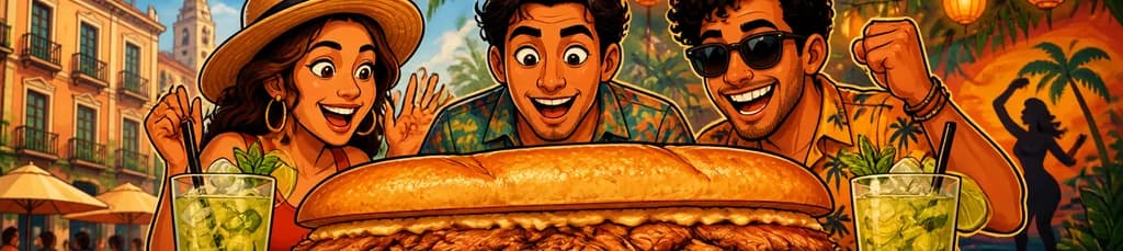 El desafío gastronómico del Bocata Cubano XXL Mojitero en La Mulata Latina Plaza