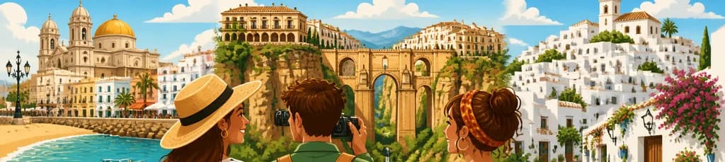 Viaje de tres días por los horizontes andaluces: Cádiz, Ronda y Vejer