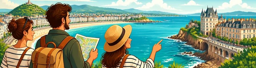 Descubre San Sebastián y Biarritz: Tour privado con salida desde Bilbao y recogida