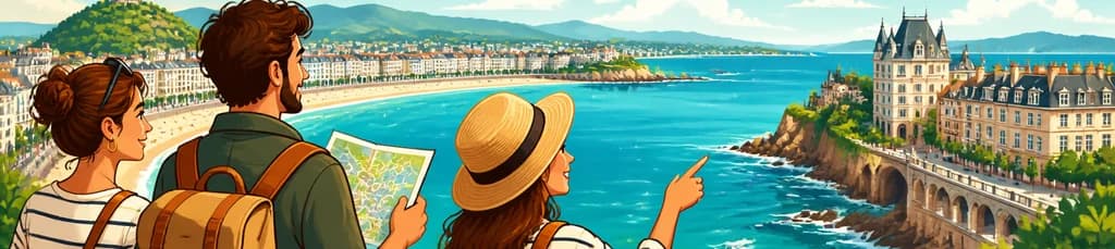 Descubre San Sebastián y Biarritz: Tour privado con salida desde Bilbao y recogida