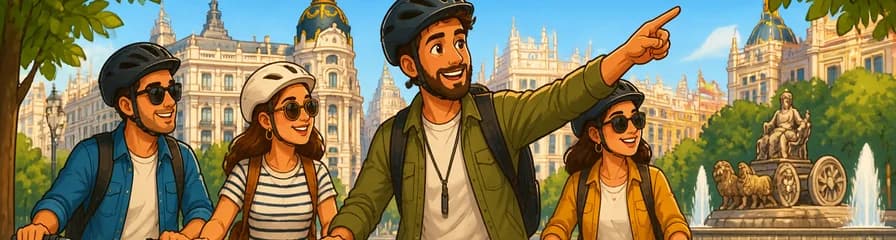 Recorrido privado exclusivo en bicicleta o e-bike por Madrid