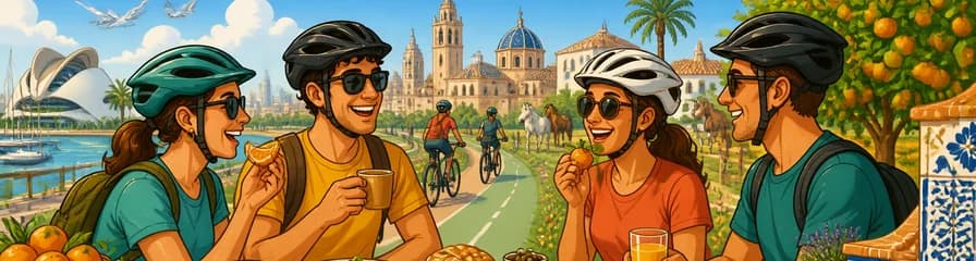 Recorrido ciclista gastronómico por Valencia