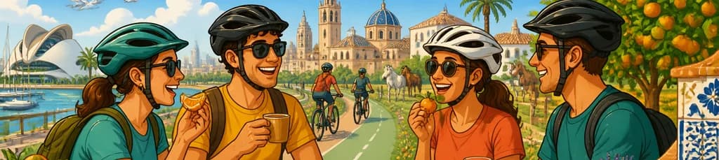 Recorrido ciclista gastronómico por Valencia