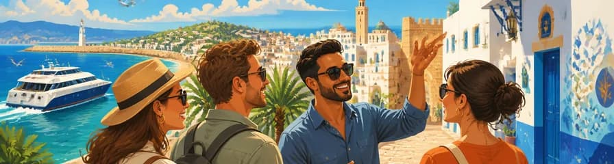 Aventura privada de un día: Tánger y Asilah con ferry incluido desde Tarifa