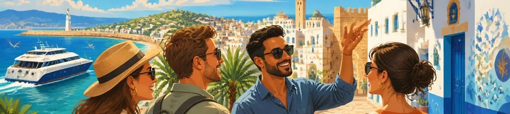 Aventura privada de un día: Tánger y Asilah con ferry incluido desde Tarifa