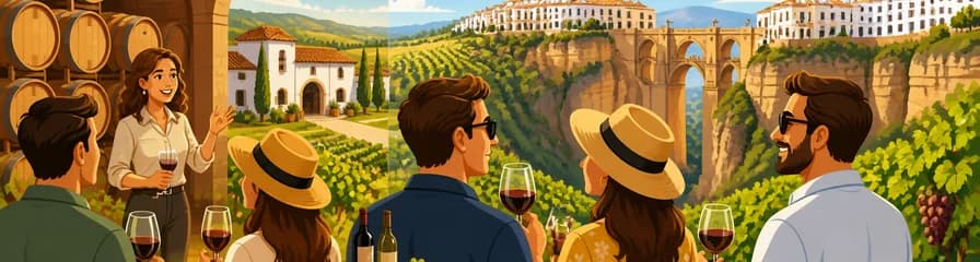 Recorrido privado completo por las bodegas de Ronda con salida desde Marbella