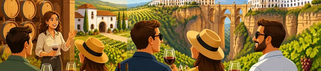 Recorrido privado completo por las bodegas de Ronda con salida desde Marbella