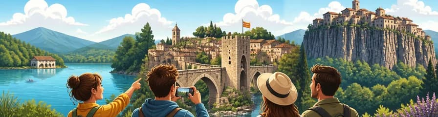 Aventura por Besalú, el Lago de Banyoles y el entorno volcánico de Castellfollit desde Girona