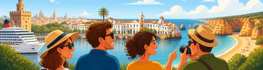 Excursión privada por la costa del Algarve, con salida desde el puerto de Sevilla