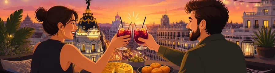 Disfruta de un picoteo en la azotea de La Catorce Sky Bar
