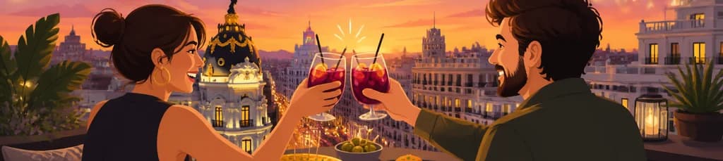 Disfruta de un picoteo en la azotea de La Catorce Sky Bar