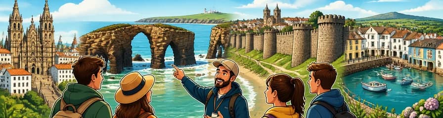 Explorando la costa: viaje desde Santiago a la Playa de las Catedrales, Lugo y Asturias