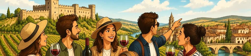 Experiencia enológica "como un local" en la Ribera del Duero con salida desde Madrid y degustación de tapas tradicionales