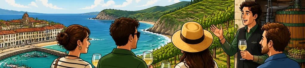 Senderismo Privado por los Viñedos de Txakoli en Zumaia y Getaria con Almuerzo