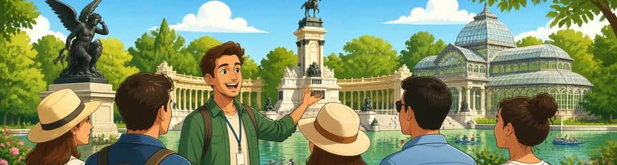Descubre el Parque del Retiro de Madrid en un tour privado con un guía local