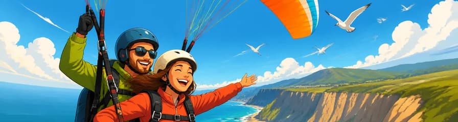Experimenta el vuelo en parapente sobre los acantilados de Sopelana