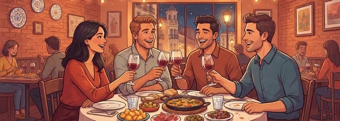 Cena y Nuevas Amistades: Noches de Restaurante en Madrid