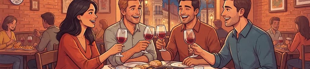 Cena y Nuevas Amistades: Noches de Restaurante en Madrid