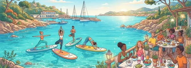 Sesión de SUP Yoga y Brunch en Cala Nova, Mallorca