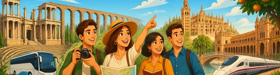 Experiencia cultural de tres días por Mérida y Sevilla con salida desde Madrid