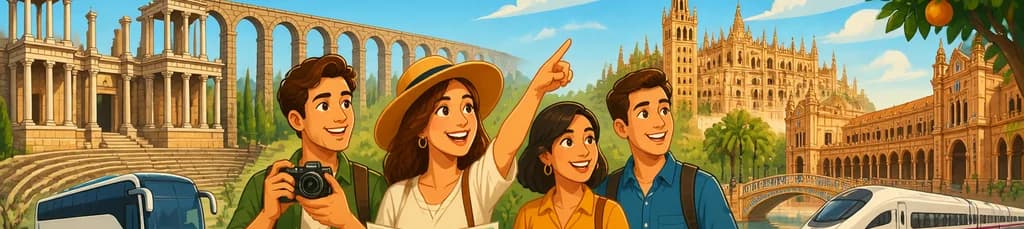 Experiencia cultural de tres días por Mérida y Sevilla con salida desde Madrid