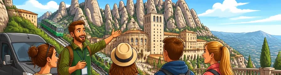 Excursión privada guiada todo incluido a Montserrat con recogida en tu hotel de Barcelona