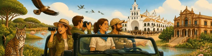 Recorrido en 4x4 por el Parque Nacional de Doñana y la Aldea de El Rocío